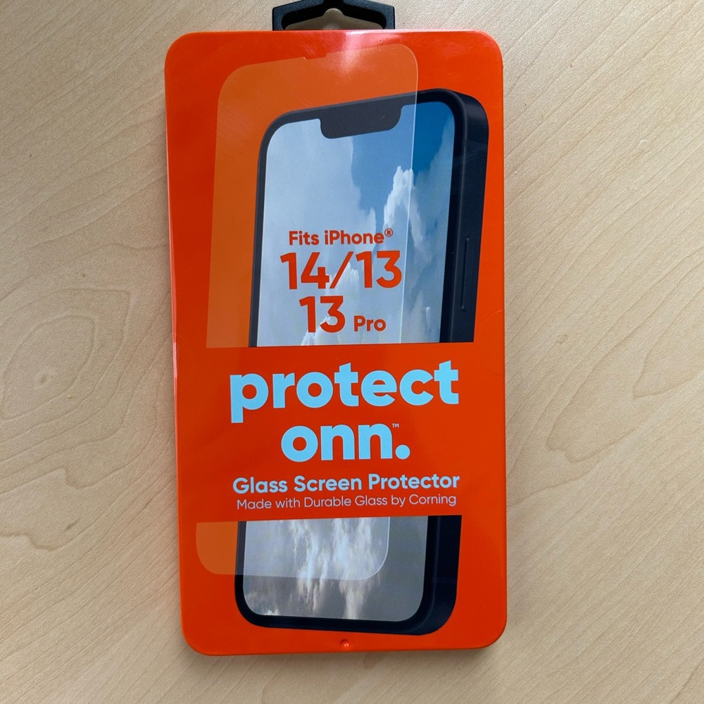 Protect On Running Glass Screen Protector for iPhone 14/13/13 Pro - Orange